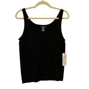 Elite Essentials Womens Black O/S Tank Top Feel Good Look Great